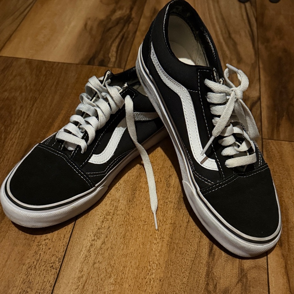Vans Black and White Sneakers